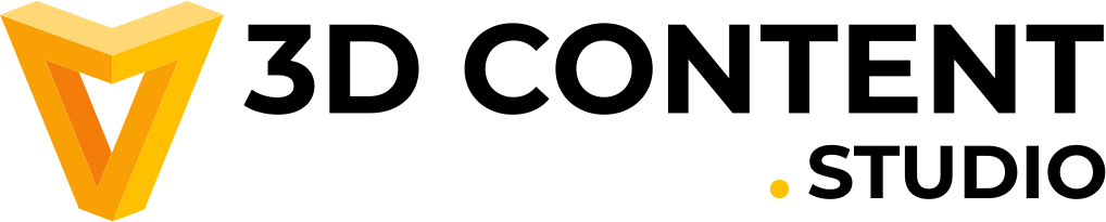 Logo 3D Content Studio Black